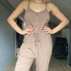 Brown/Beige Jumpsuit